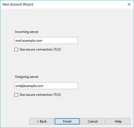 Setup ICA.NET email account on your Opera Mail Step 4
